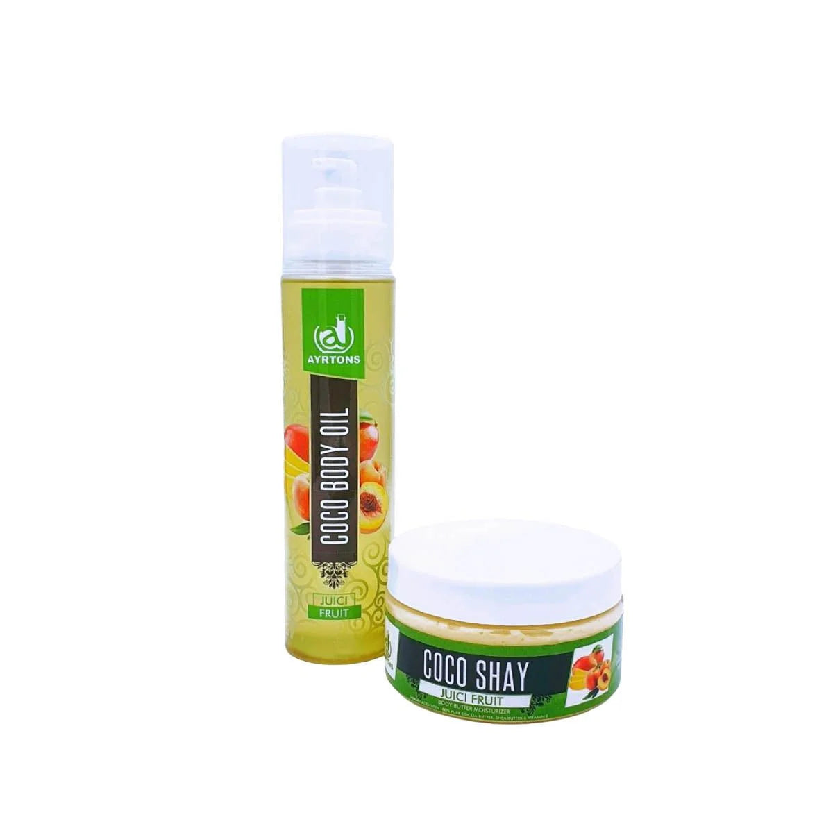 AYRTONS Coco Body Oil and Coco Shay Body Butter Bundle - Juici Fruit